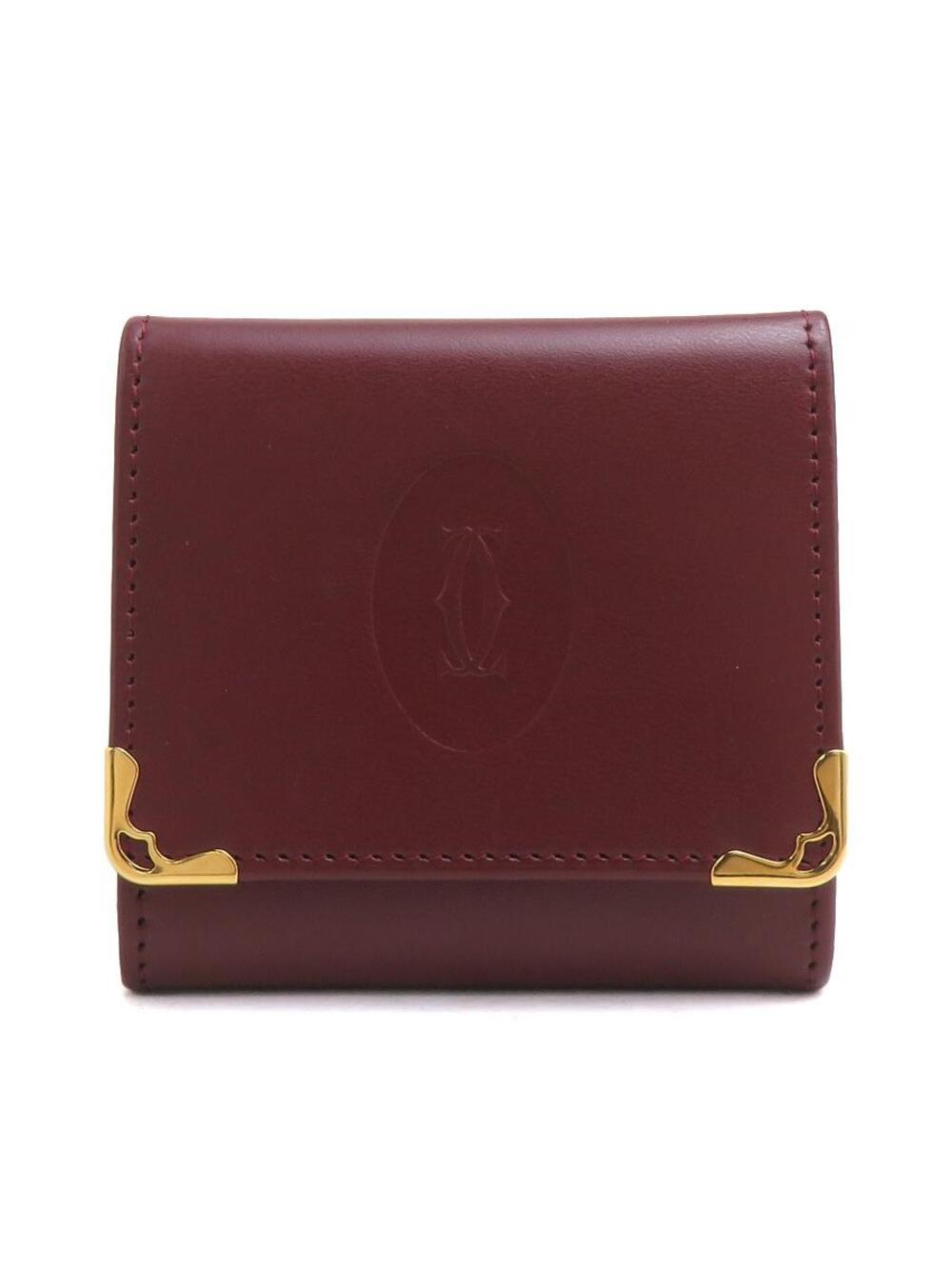 Auth Cartier Must De Coin Purse Case #302742C11B